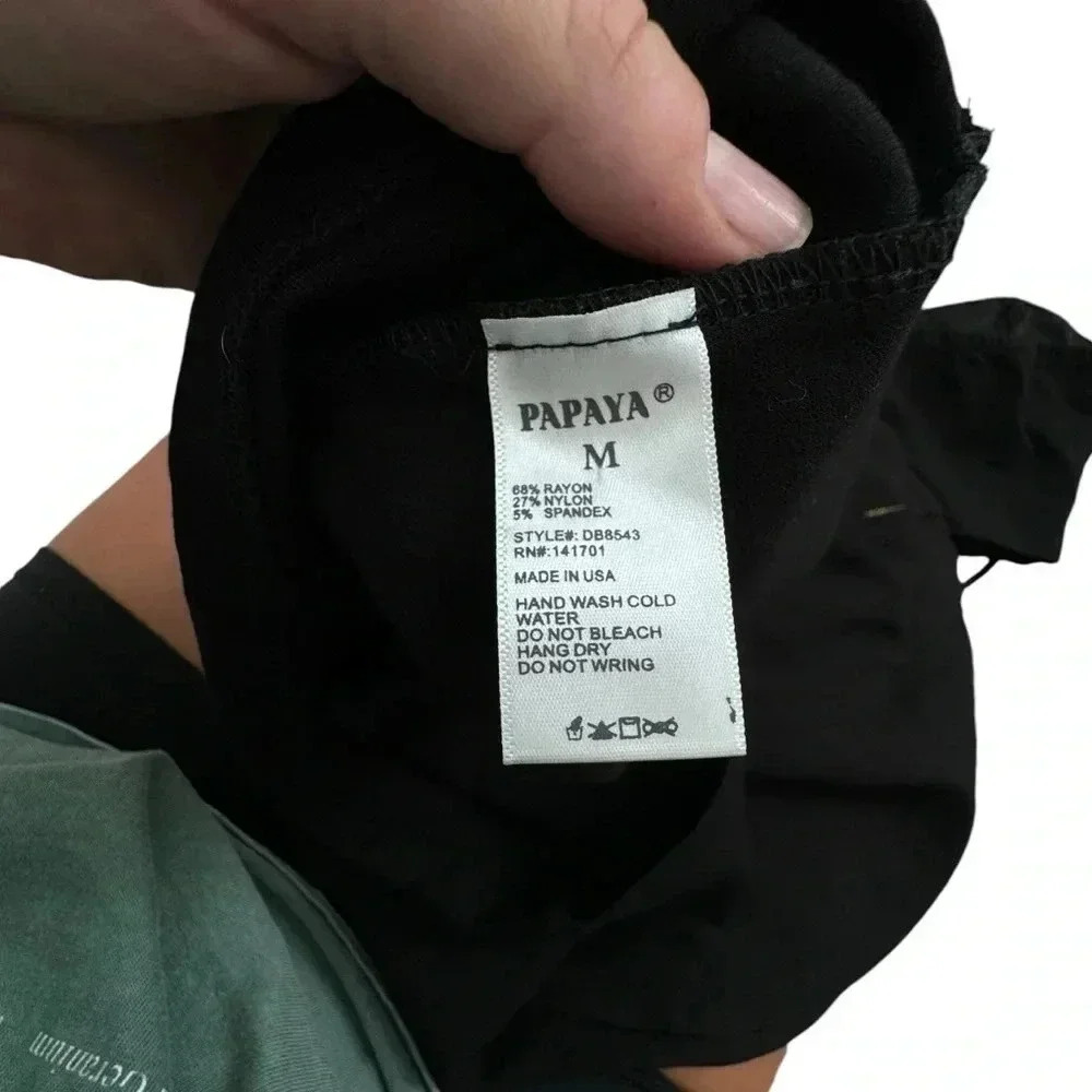 Black Mini Cut Out Detail Dress Tub Top Fitted Skirt bodycon, Sexy, Medium - Picture 7 of 12